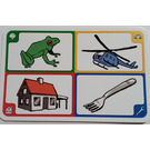 LEGO Creationary Game Card with Frog