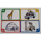 LEGO Creationary Game Card with Giraffe