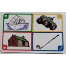 LEGO Creationary Game Card with Iceberg