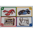 LEGO Creationary Game Card with Lobster