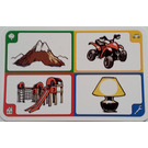 LEGO Creationary Game Card with Mountain