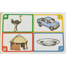 LEGO Creationary Game Card with Ostrich