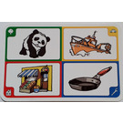 LEGO Creationary Game Card with Panda