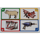 LEGO Creationary Game Card with Pig