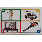 LEGO Creationary Game Card with Seahorse