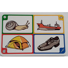 LEGO Creationary Game Card with Snail