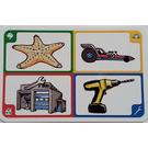 LEGO Creationary Game Card with Starfish