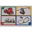 LEGO Creationary Game Card with Steak