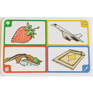 LEGO Creationary Game Card with Strawberry