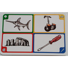 LEGO Creationary Game Card with Swordfish