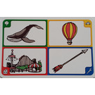 LEGO Creationary Game Card avec Baleine