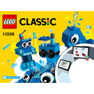 LEGO Creative Blue Bricks 11006 Instructions