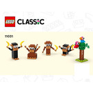 LEGO Creative Monkey Fun 11031 Byggeinstruksjoner