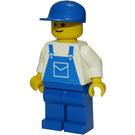 LEGO Creator Bord Mannelijk, Blauw Overalls Minifiguur