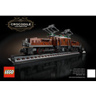 LEGO Crocodile Locomotive 10277 Istruzioni