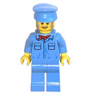 LEGO Crocodile Train Crew (Old Man) Minifigure