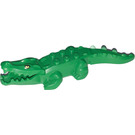 LEGO Crocodile with 20 Teeth with Yellow Eyes without White Eye Glints (White Pin)