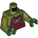 LEGO Crominus with Dark Red Torn Cape, Pearl Gold Shoulder Armour, and Chi Torso (76382)