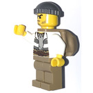 LEGO Criminal con Parte trasera Saco, open Camisa y rope Correa Minifigura