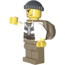 LEGO Crook with back sack, open shirt and rope belt Minifigure