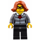 LEGO Gauner mit Dunkelorange Haar Minifigur