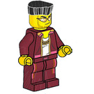 LEGO Crook mit Dark rot Jacket Minifigur