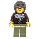 LEGO Crook mit Helm Minifigur