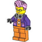 LEGO Crook with Pink Hair and Purple Outfit Minifigure