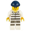 LEGO Kjeltring med Prison Antrekk og Dark Blå Caps Minifigur