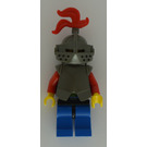LEGO Crusader Knight Dark Grey Casque assiette Armour Figurine