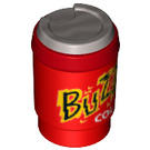 LEGO Cup with Lid with ‘BUZZ COLA’ without Hole (15496 / 20850)