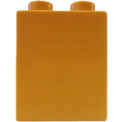 LEGO Curry Duplo Brick 1 x 2 x 2 without Bottom Tube (4066 / 76371)