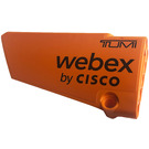 LEGO Gebogen Paneel 17 Links met 'TUMI', 'webex by CISCO' Sticker (64392)