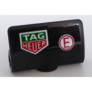 LEGO Curvel Panel 2 x 3 with 'TAG HEUER' and Red 'E' in a Circle - Left Sticker (71682)