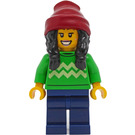 LEGO Customer im Leuchtendes Grün Pullover Minifigur