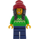 LEGO Customer im Bright Green Sweater Minifigur