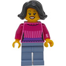 LEGO Customer in Dark Roze Trui Minifiguur