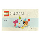 LEGO Cute Animal Birthday Party Set 30715 Instructions