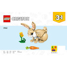 LEGO Cute Bunny Set 31162 Instructions