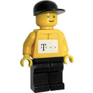LEGO Cyclist with Yellow Top and Telekom sticker on front and back Minifigure