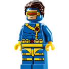 LEGO Cyclops med Blå Drakt med Printed Ben Minifigur