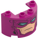 LEGO Cylinder 2 x 4 x 2 Half with Galactus Face (24593 / 112196)