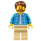 LEGO Dad mit Bart Minifigur