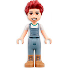 LEGO Daniel - Sand Blau Overalls Minifigur
