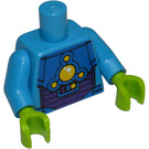 LEGO Dark Azure Alien Trooper Minifig Torso (973 / 88585)