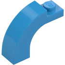 LEGO Dark Azure Arch 1 x 3 x 2 with Curved Top (6005 / 92903)