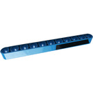 LEGO Donker Azuurblauw Balk 11 met Stripe (Rechtsaf) Sticker (32525)