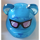 LEGO Dark Azure Bear Head with Sunglasses