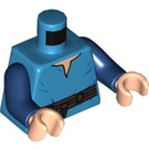 LEGO Donker Azuurblauw Boba Fett, Young Torso (973 / 76382)