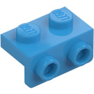 LEGO Mørk Azure Beslag 1 x 2 - 1 x 2 (99781)